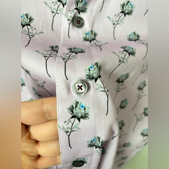 Ted Baker Mens Roses button up short sleeve SZ XL - Picture 6 of 8